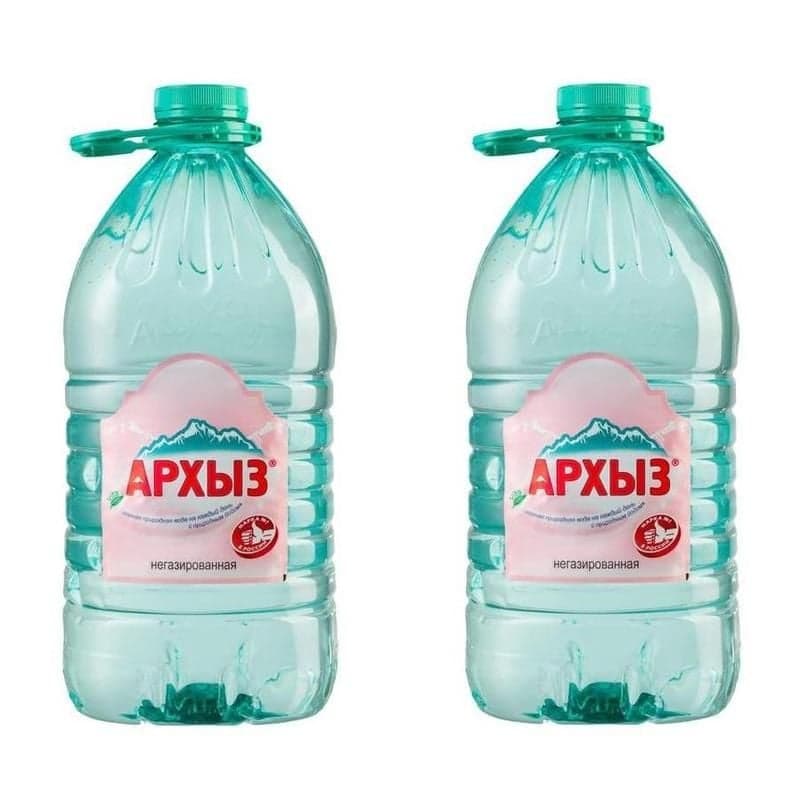 Минеральная вода «Архыз» негазированная, ПЭТ 5 л 2 шт