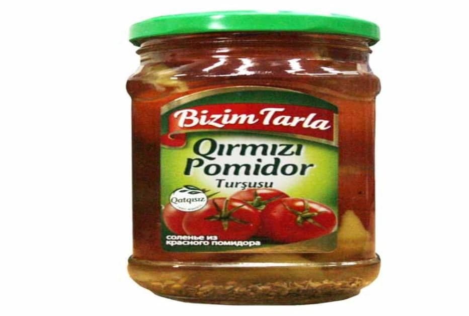 Соленье из красного помидора «Bizim Tarla» 680 г Азербайджан