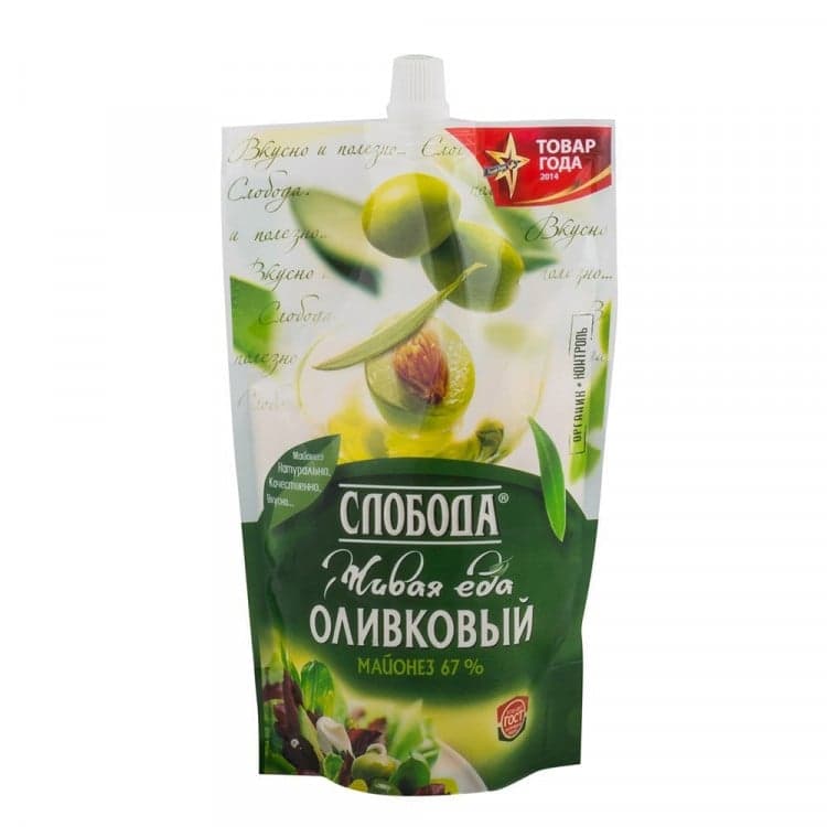 Майонез «Слобода» оливковый 800 мл