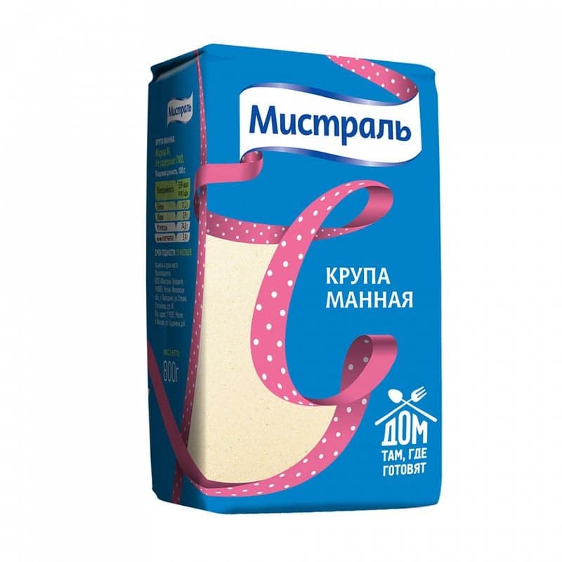 Манная крупа «Мистраль» 800 г