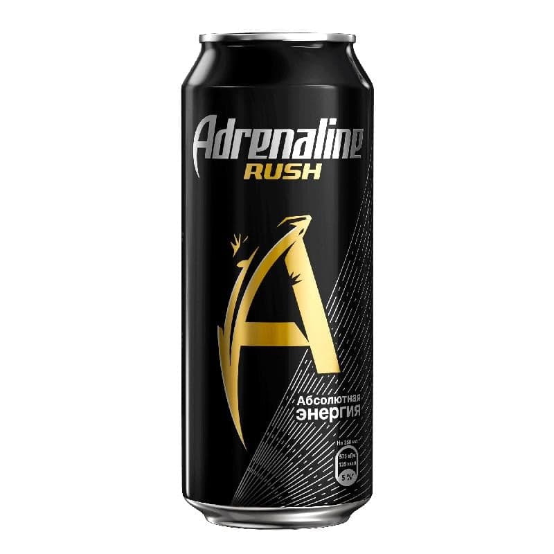 Энергетический напиток «Adrenaline Rush» / Адреналин Раш ж/банка 449 мл