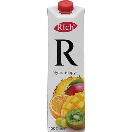 Сок Rich / «Рич» мультифрут 1 л